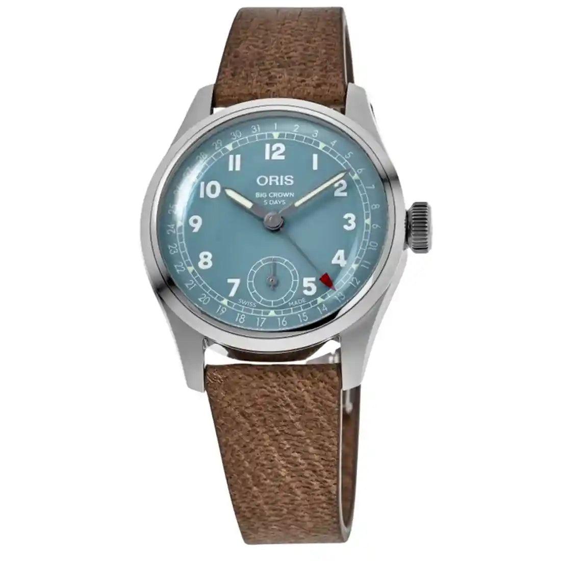 Oris Big Crown Handaufzug Blau 38 mm 01 473 7786 4065-07 5 19 22FC