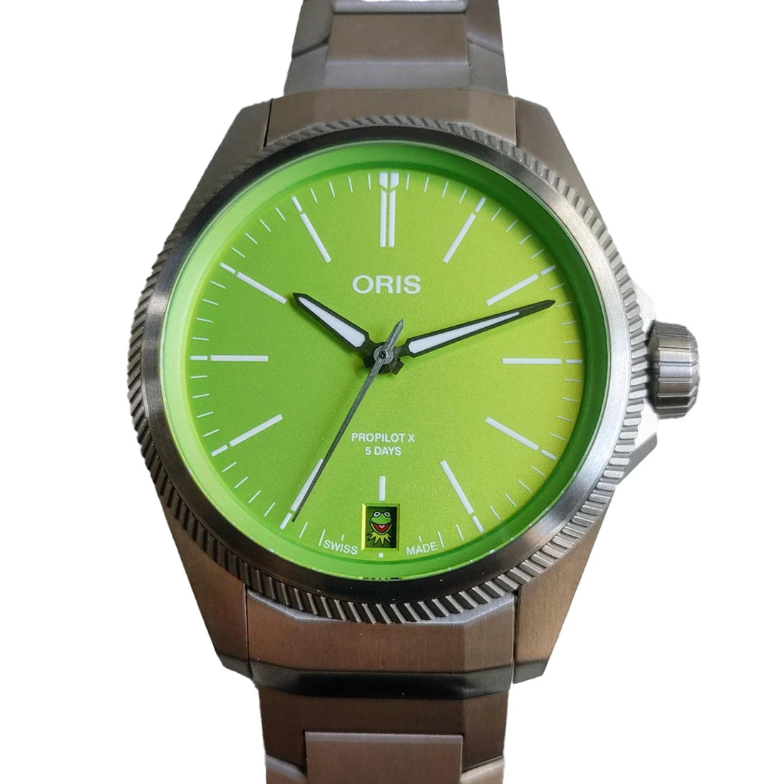 Oris ProPilot X Kermit Edition Automatic Green 39mm