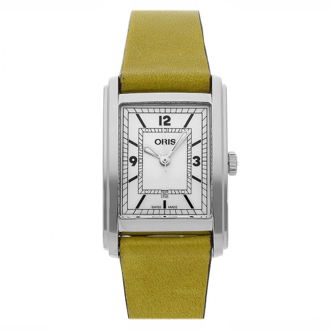 Oris Rectangulaire Automatique Blanc