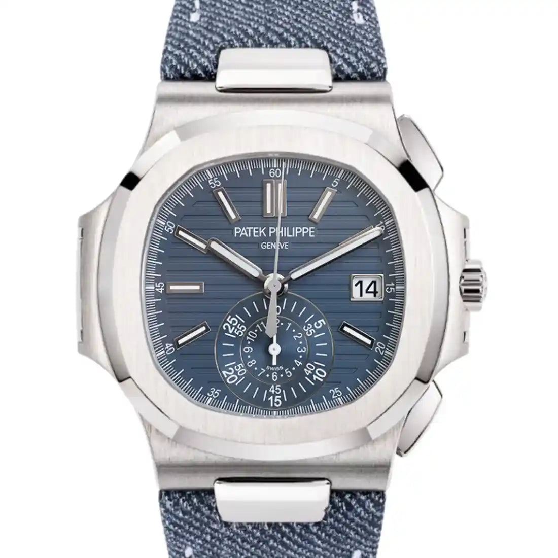Patek Philippe Nautilus Automatic Opaline blue-gray 40.5mm