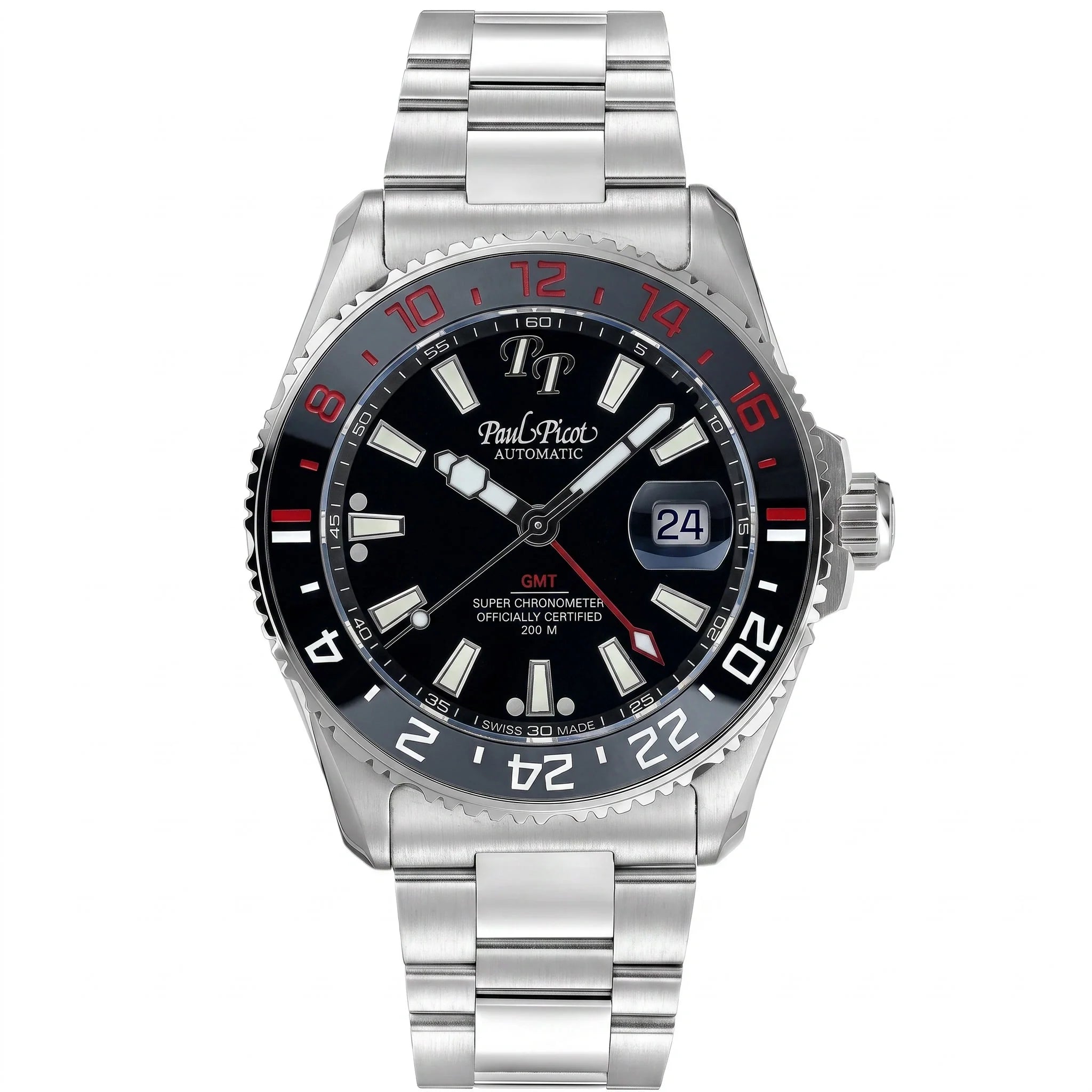 Paul Picot Paul Mariner Automatic Black 42mm
