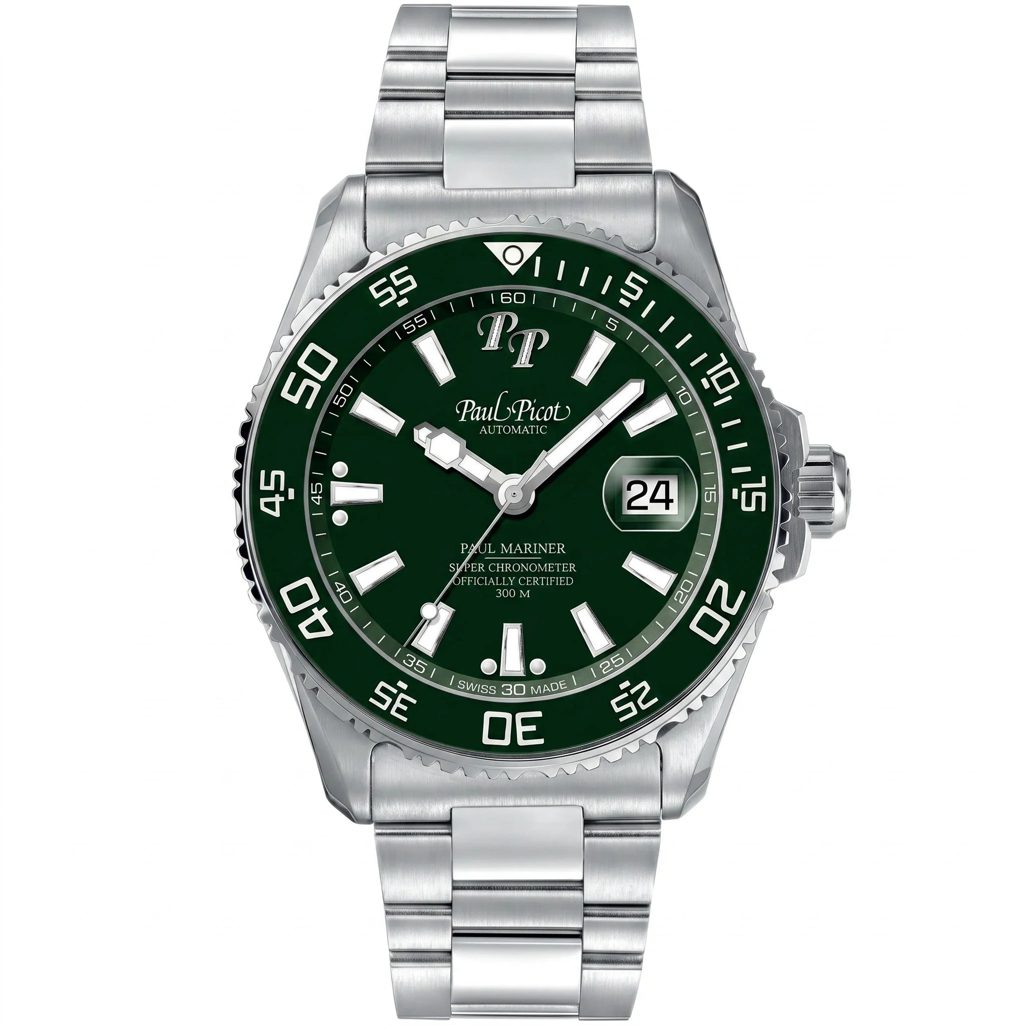 Paul Picot Paul Mariner Automatic Green 43mm