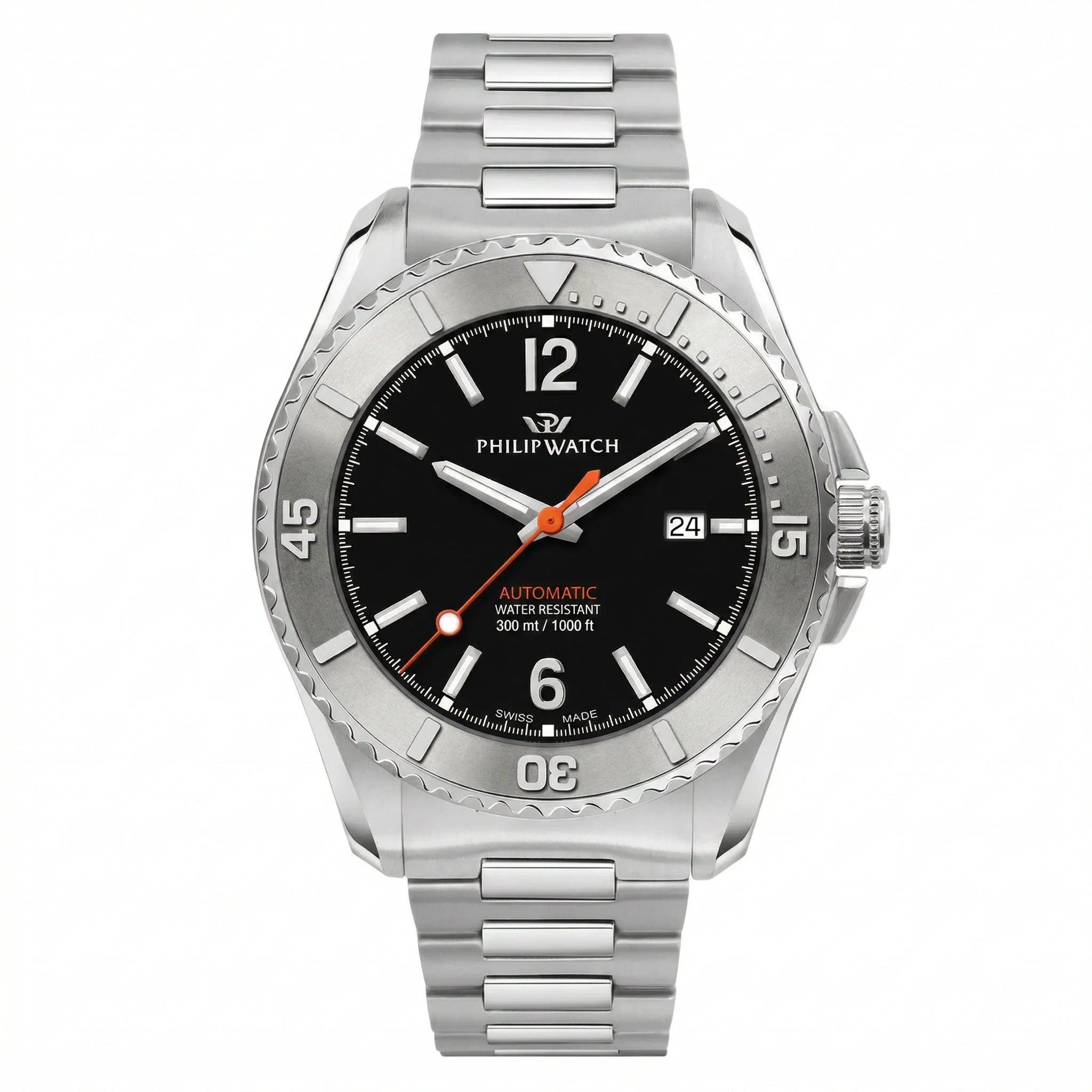 Philip Watch Amalfi Automatic Black 43mm