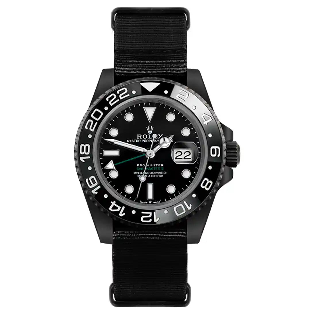 Pro Hunter GMT II Automatik Schwarz