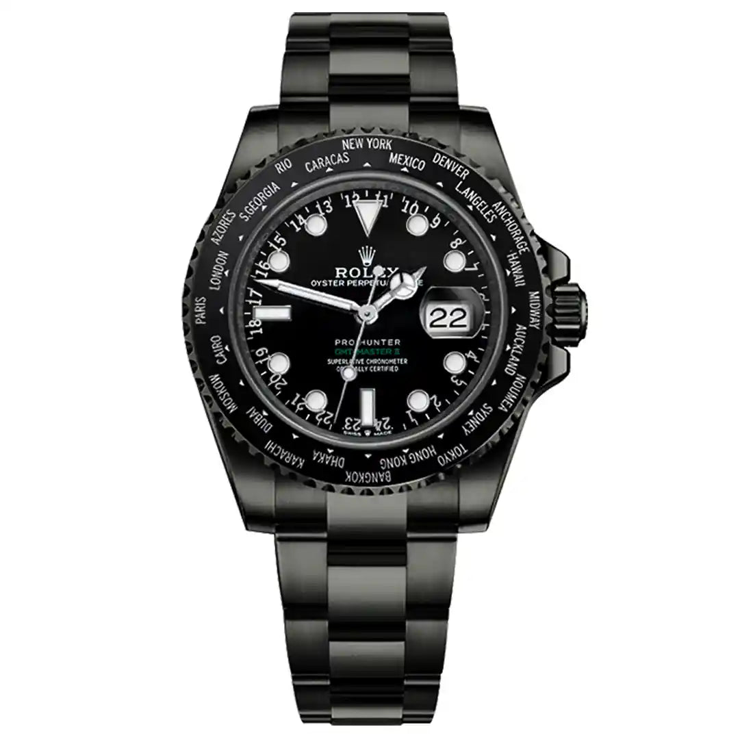 Pro Hunter GMT II Automatik Schwarz