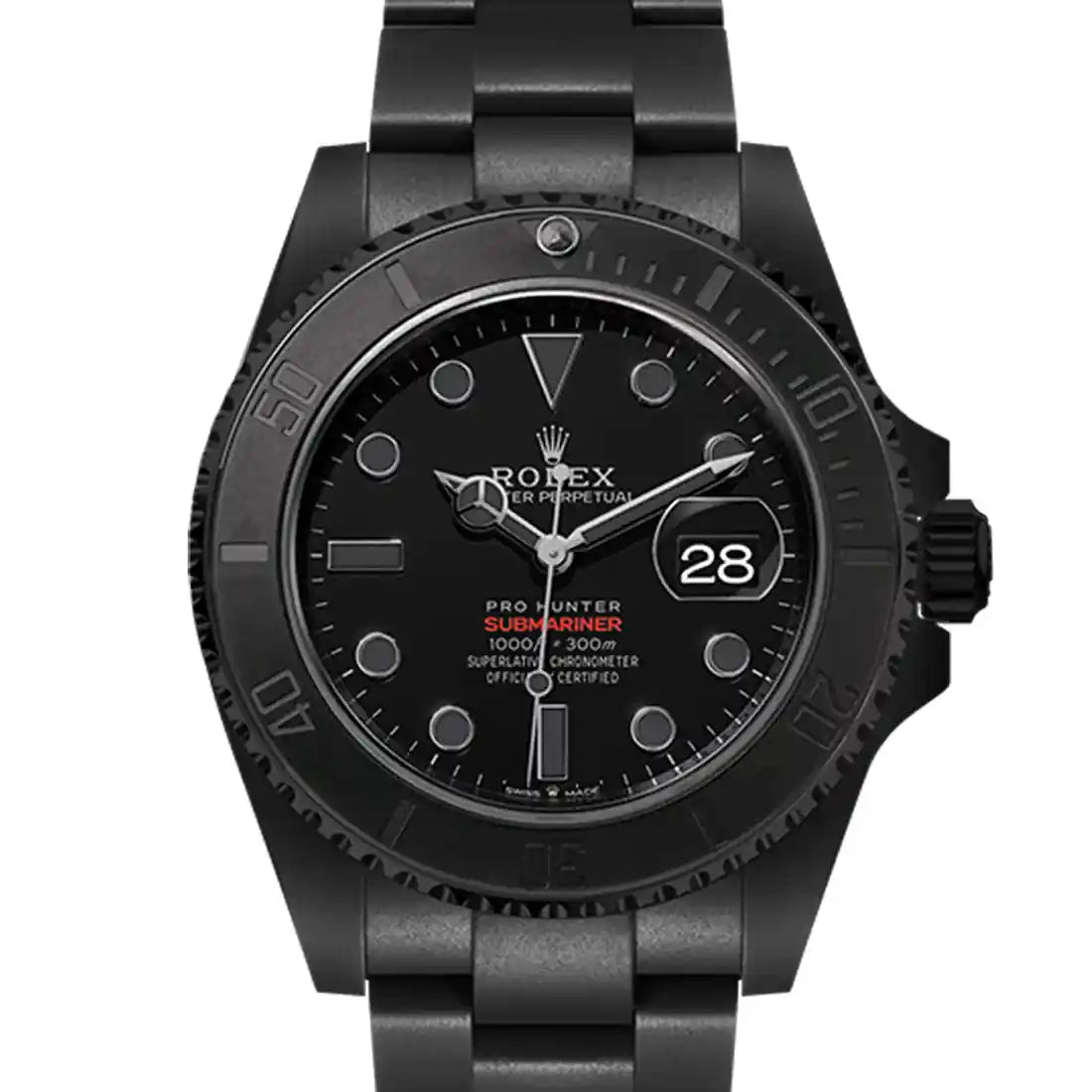 Pro Hunter Submariner Datum Automatik Grau