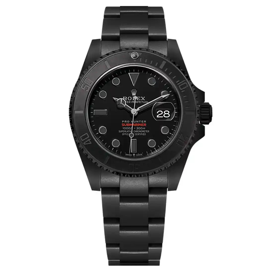 Pro Hunter Submariner Datum Automatik Grau