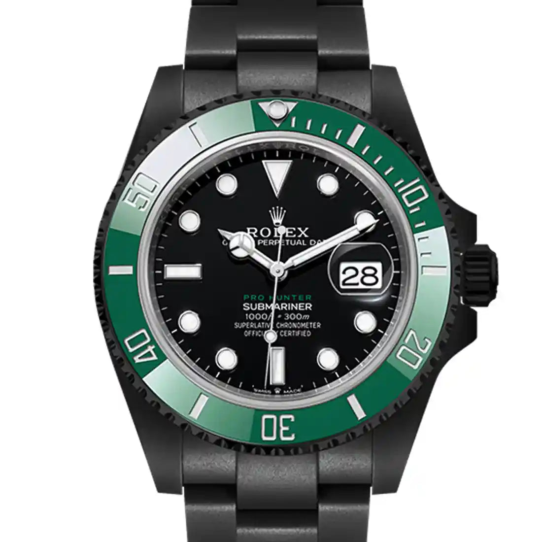 Pro Hunter Submariner Date Automatic Black 41mm