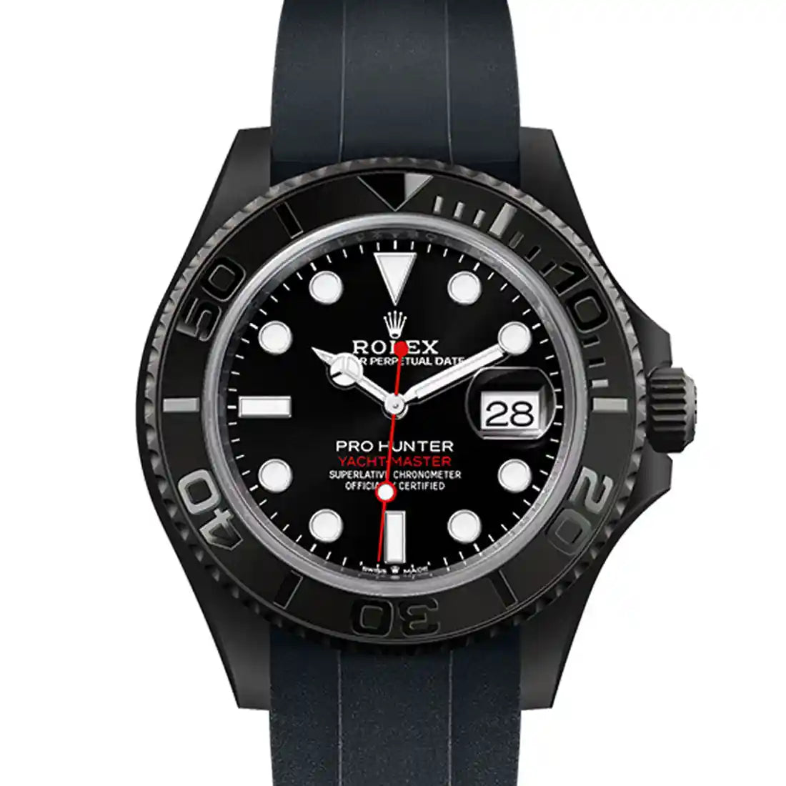 Pro Hunter Yacht-Master Automatik Schwarz