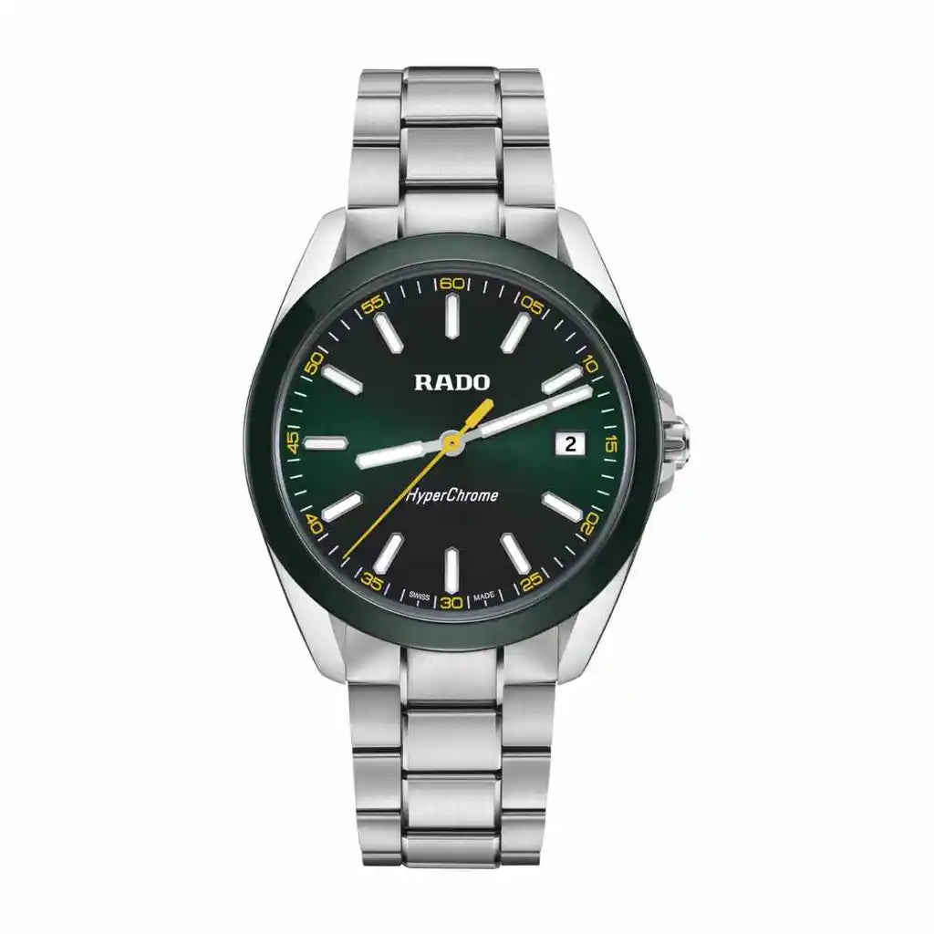 Rado HyperChrome R32280313 – Uhr mit Grün und Edelstahlgehäuse, 42 mm