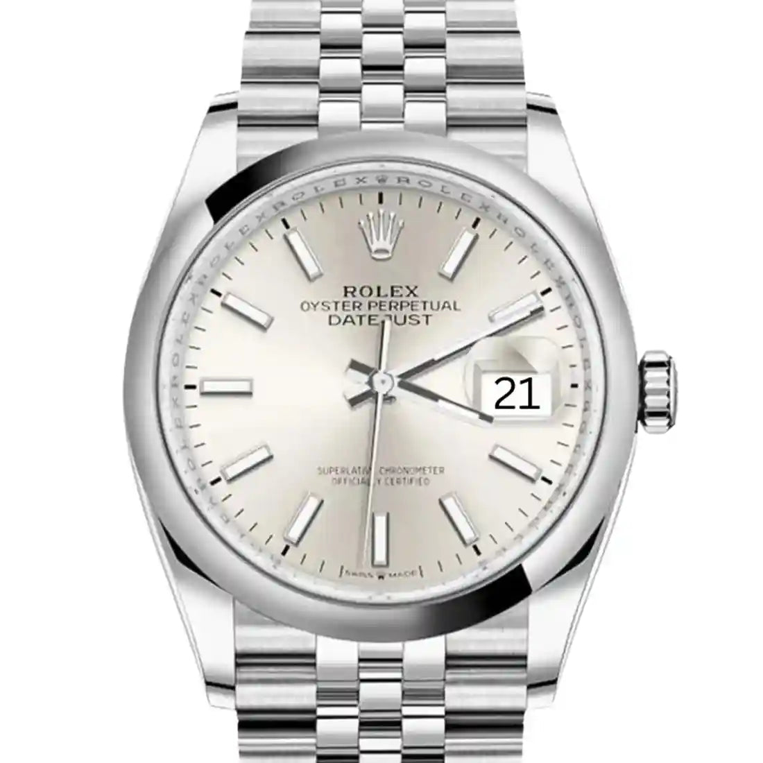 Rolex Datejust Automatik Silber