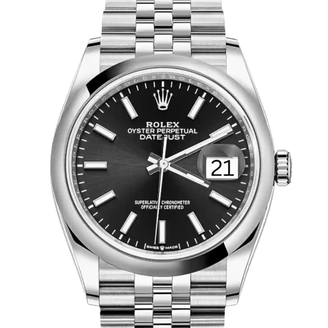 Rolex Datejust Automatik Schwarz