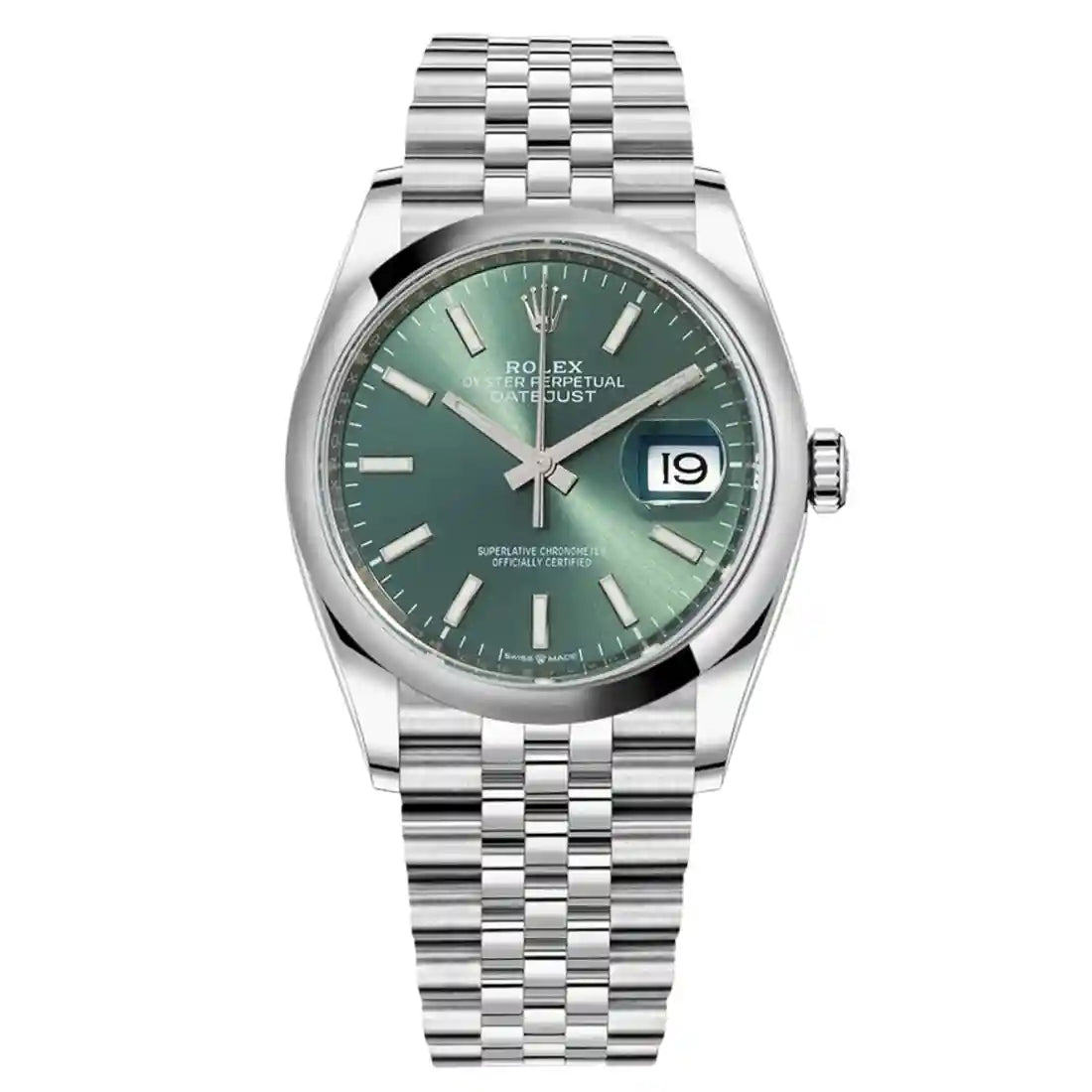 Rolex Datejust Automatik Grün