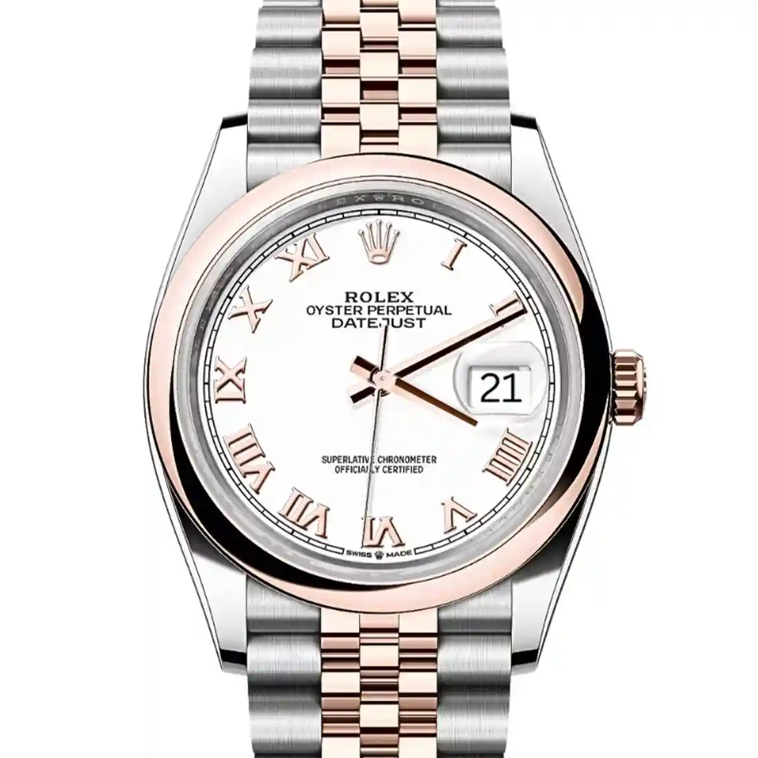 Rolex Datejust Automatik Weiß