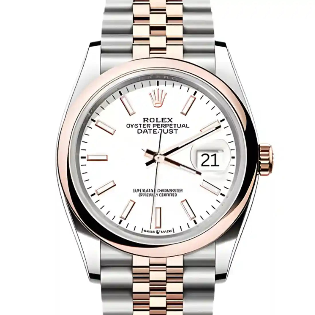 Rolex Datejust Automatik Weiß