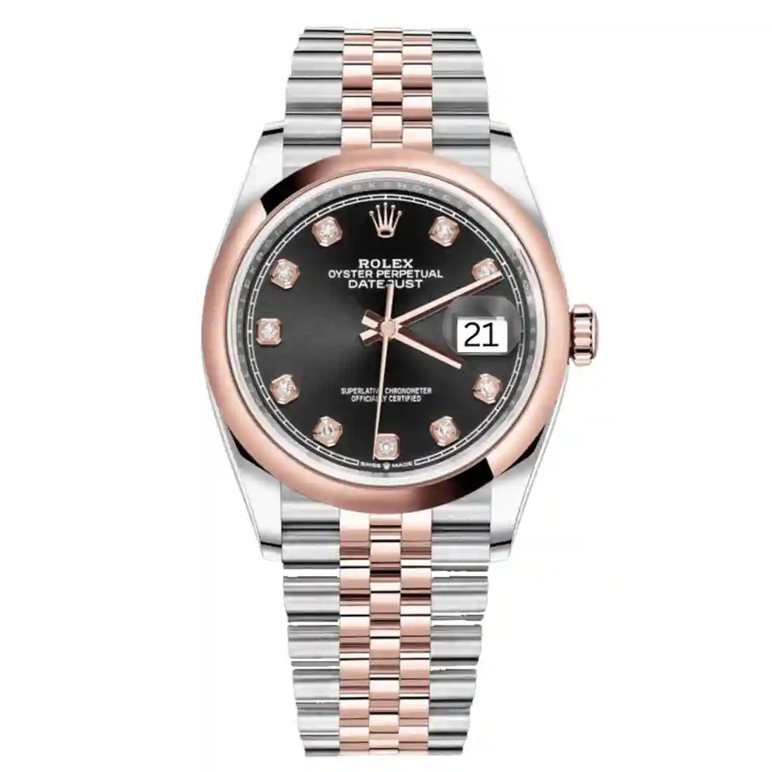 Rolex Datejust Automatik Schwarz