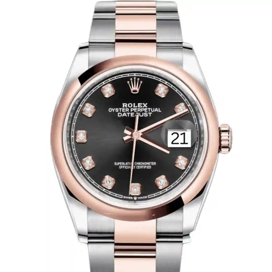 Rolex Datejust Automatik Schwarz