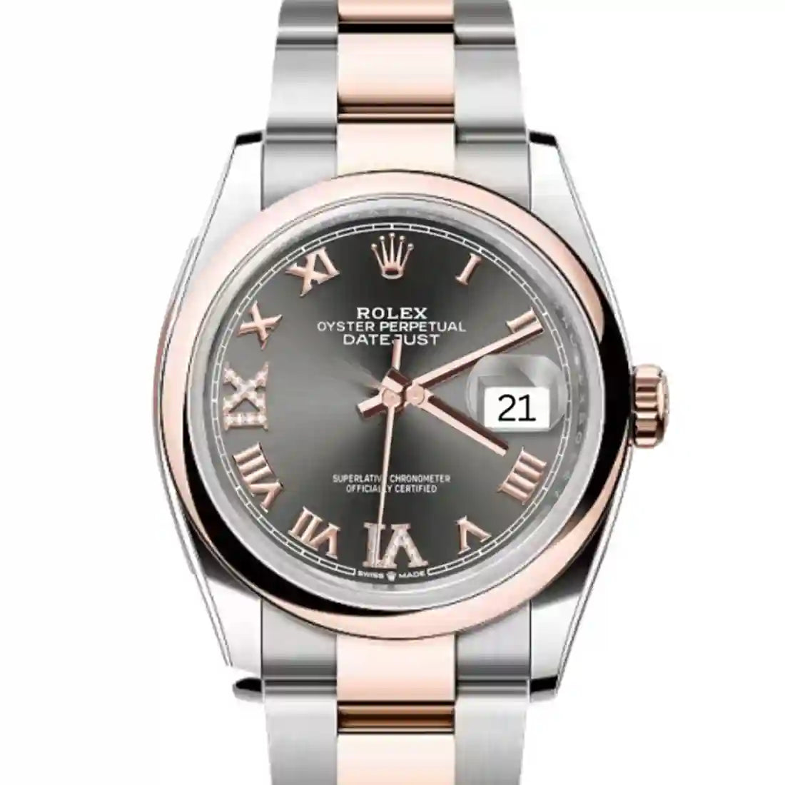 Rolex Datejust Automatik Grau