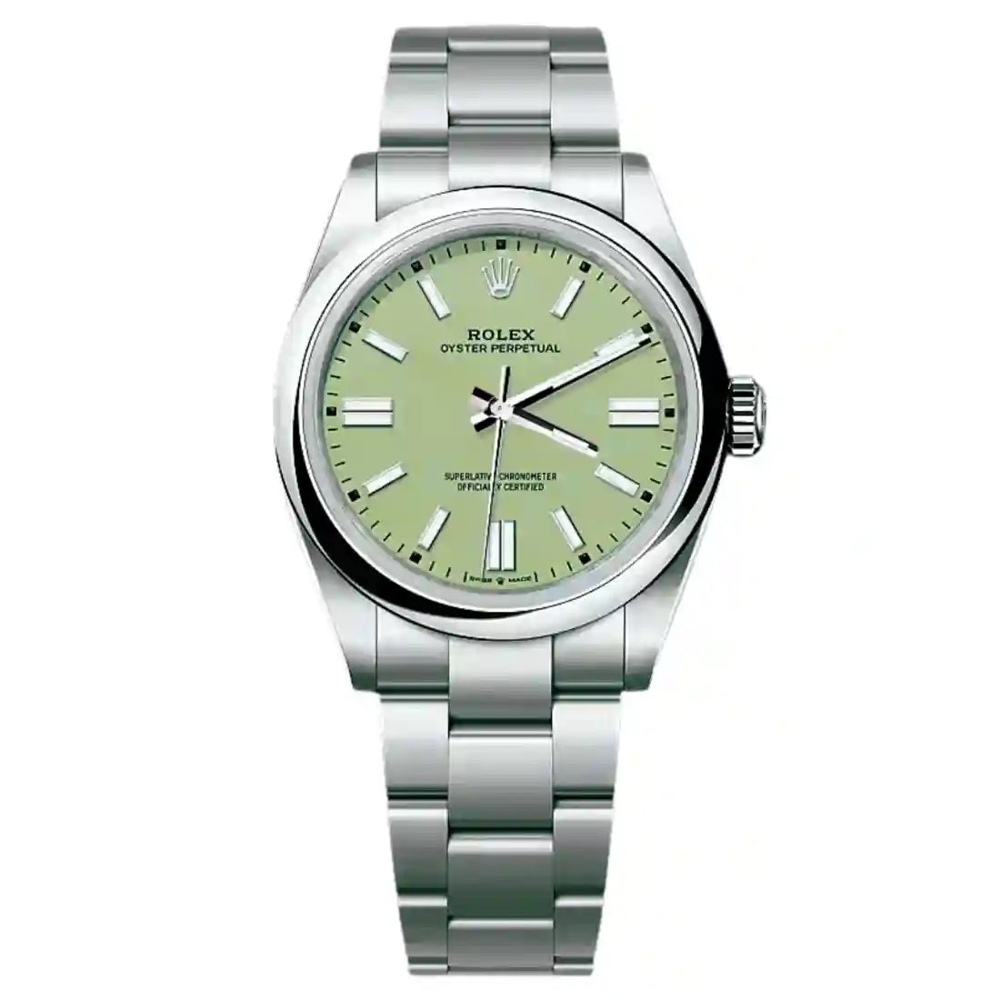Rolex Oyster Perpetual Automatik Pistazie