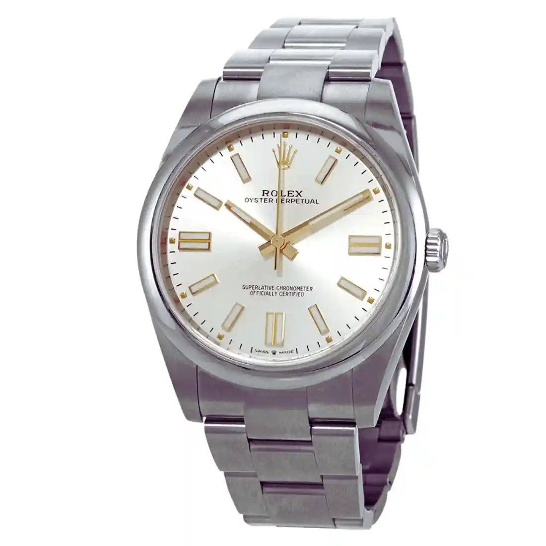 Rolex Oyster Perpetual Automatik Silber