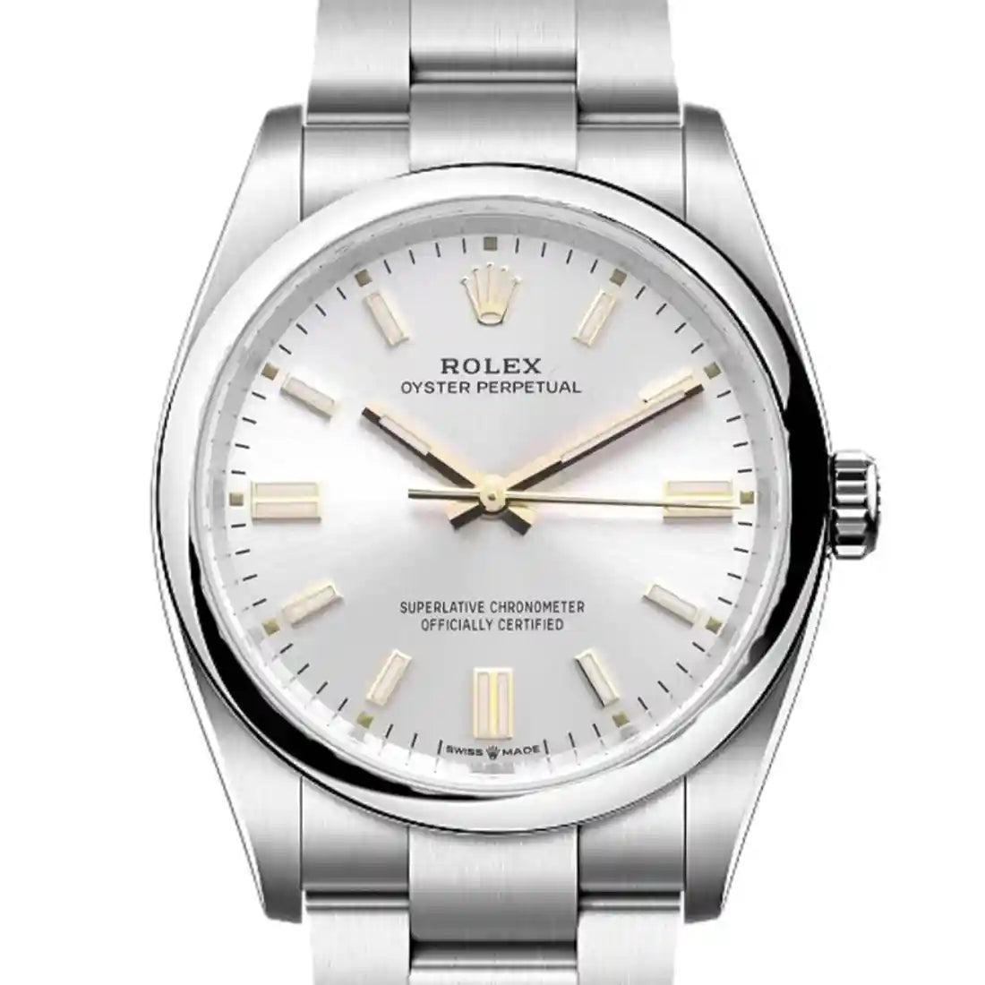 Rolex Oyster Perpetual Automatik Silber