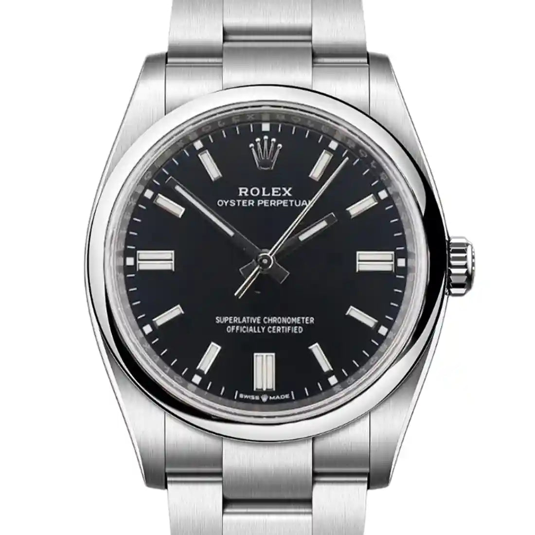 Rolex Oyster Perpetual Automatik Schwarz