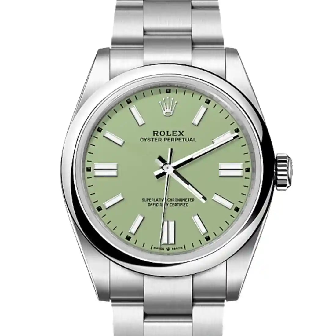 Rolex Oyster Perpetual Automatik Pistazie