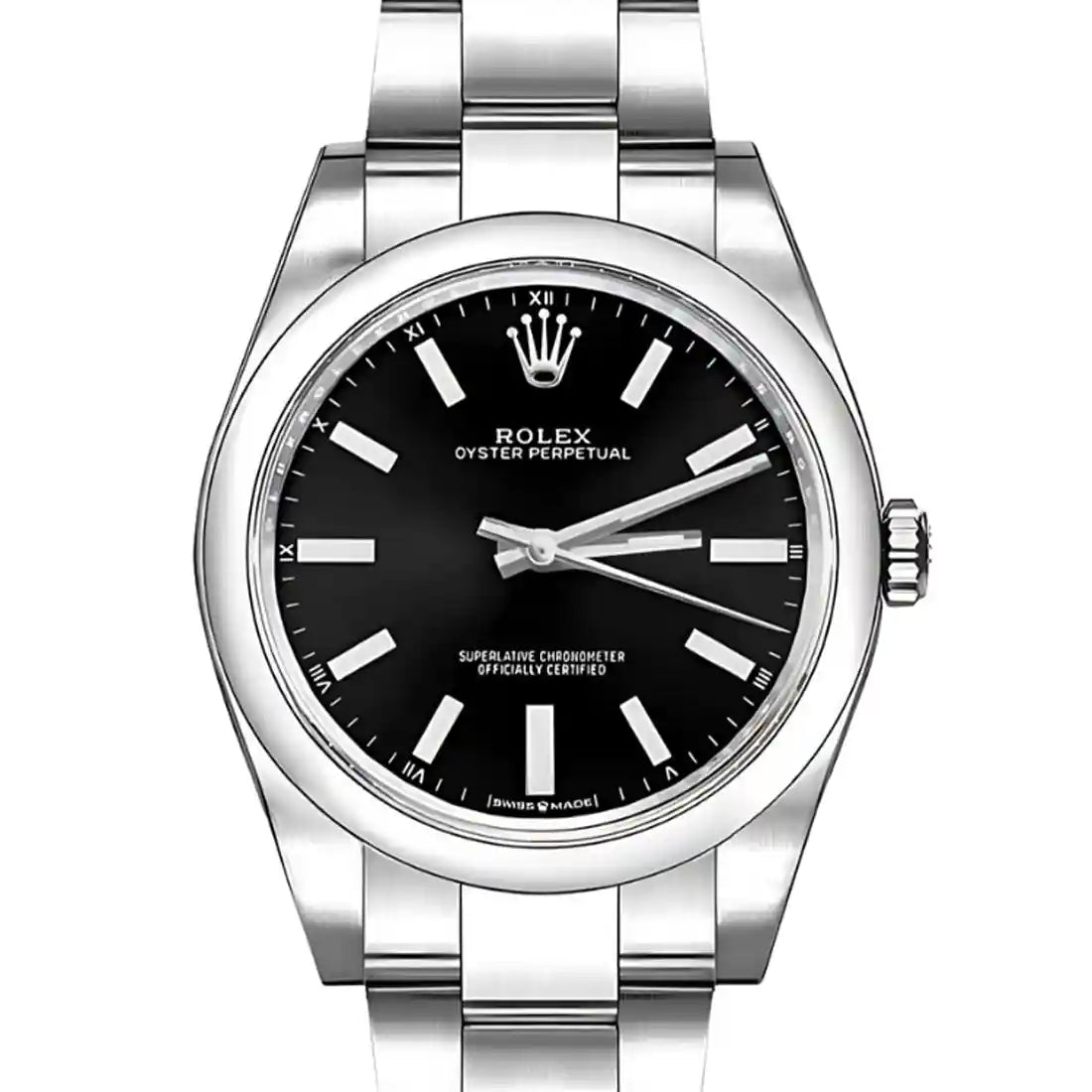 Rolex Oyster Perpetual Automatik Schwarz
