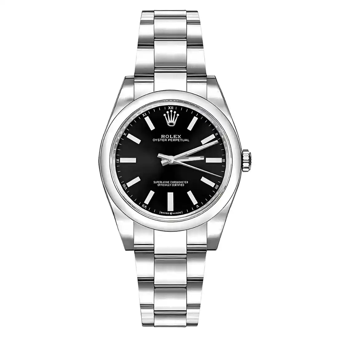 Rolex Oyster Perpetual Automatik Schwarz