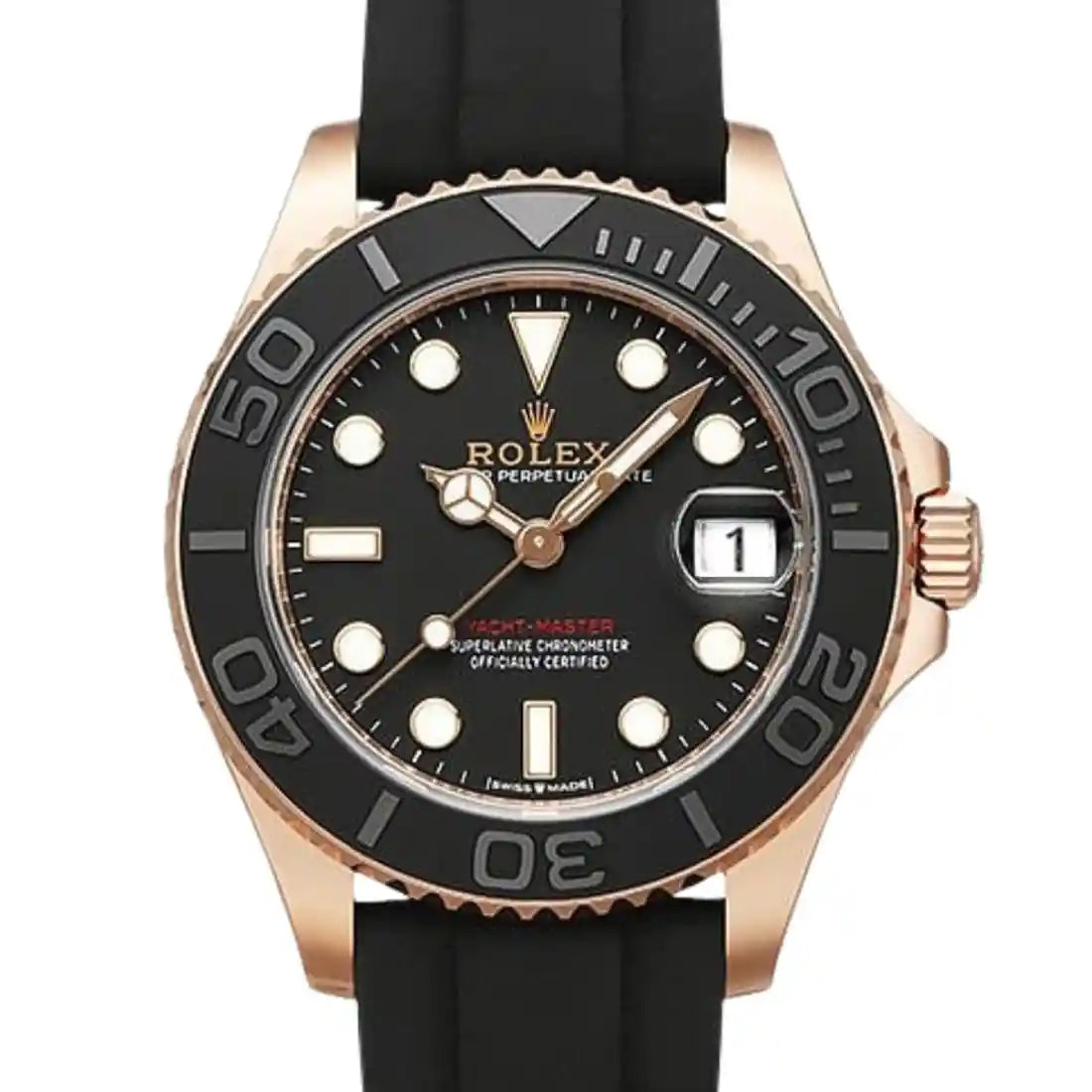 Rolex Yacht-Master Zwart 37 mm