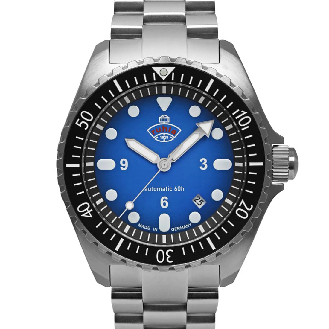 Ruhla NVA Kommando Minentaucher 4960M_SET Automatique Bleu 43mm