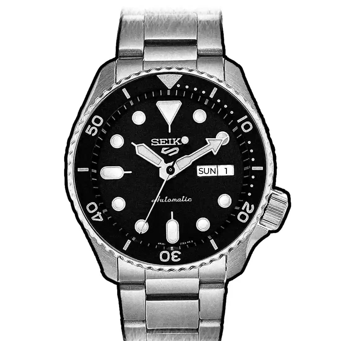 Seiko 5 Sports Automatik Schwarz