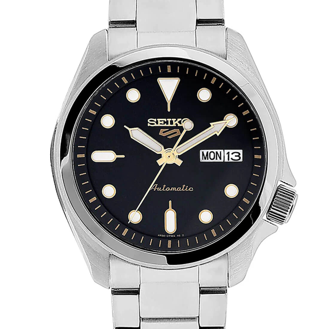 Seiko 5 Sports Automatik Schwarz