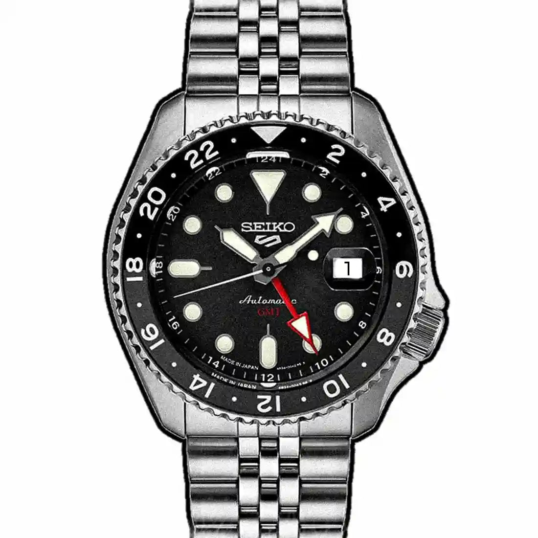 Seiko 5 Sports Automatik Schwarz