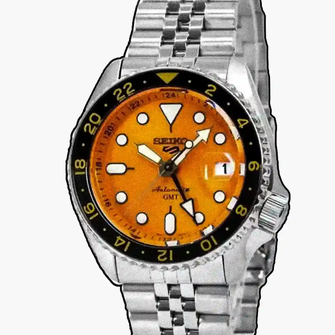 Seiko 5 Sports Automatic Oranje 43 mm