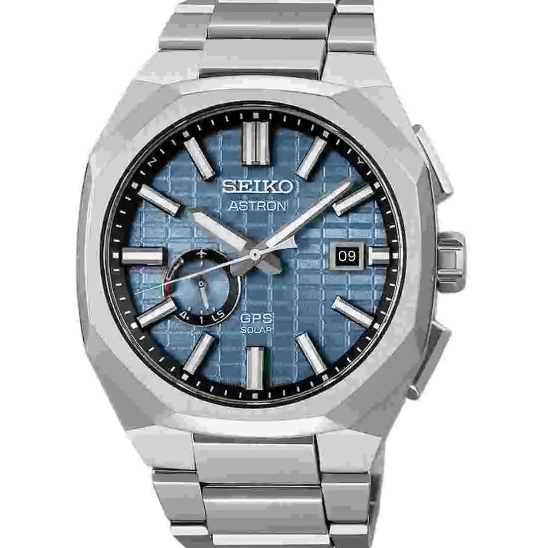 Seiko Astron Quartz Blue 41mm