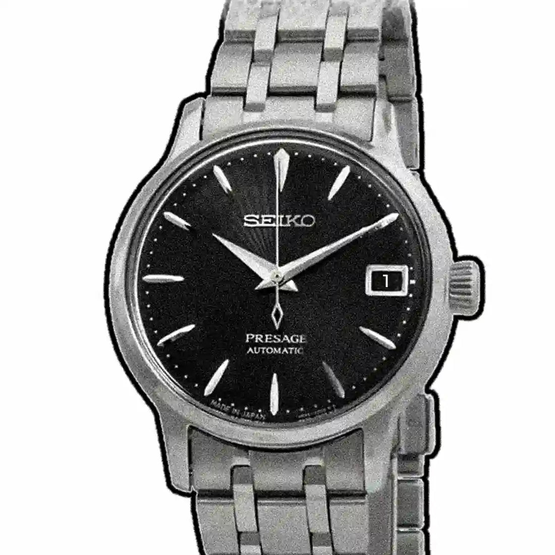 Seiko Presage Automatik Schwarz