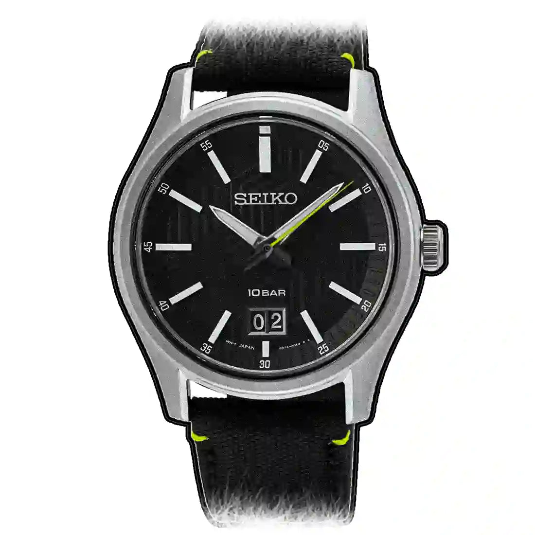 Seiko Quartz Quartz Zwart 40 mm
