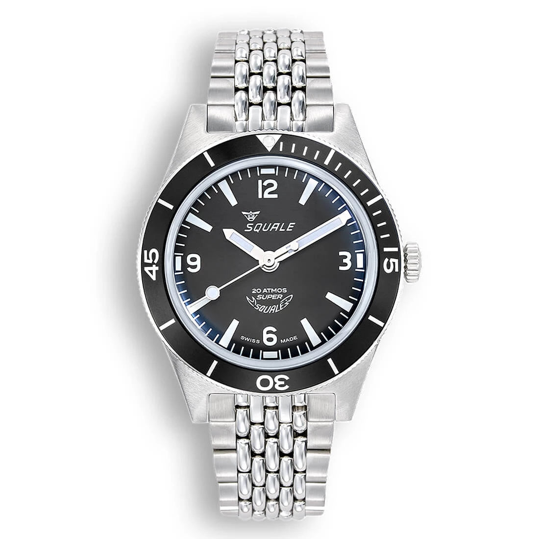 Squale Super Squale Automatik Schwarz