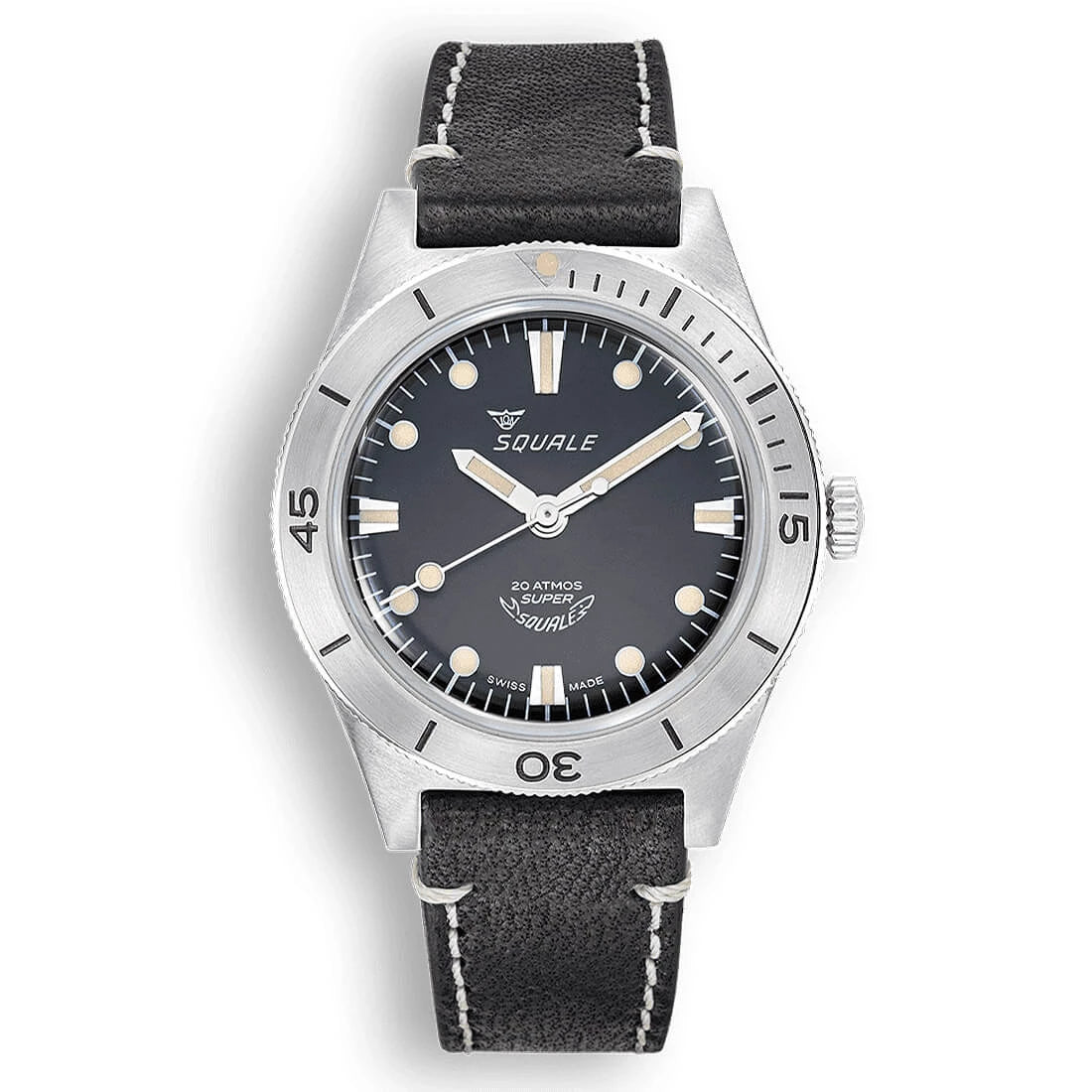 Squale Super Squale Automatik Schwarz