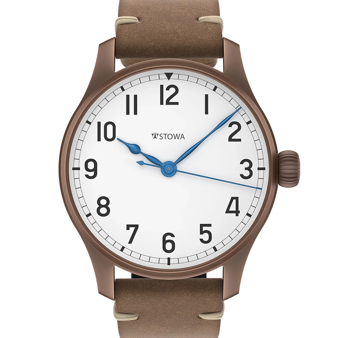 STOWA Marine Bronze Vintage chiffres arabes Automatique Blanc 40mm