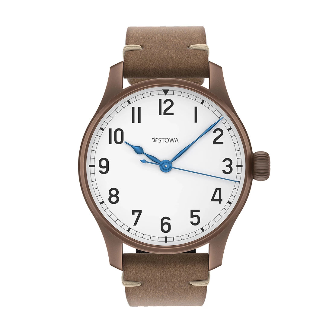 STOWA Marine Bronze Vintage chiffres arabes Automatique Blanc 40mm