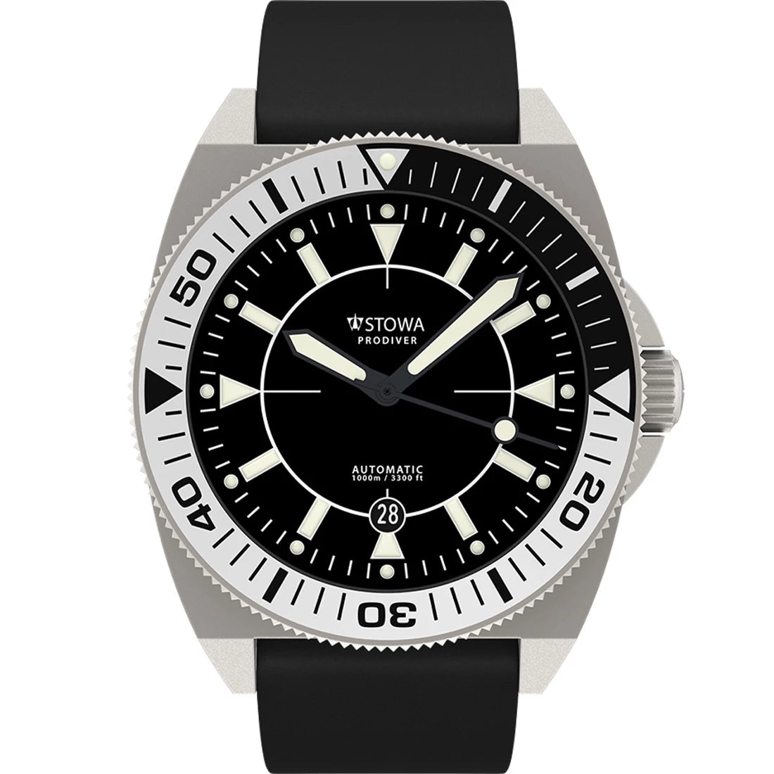STOWA Sports Prodiver Schwarz Automatik Schwarz