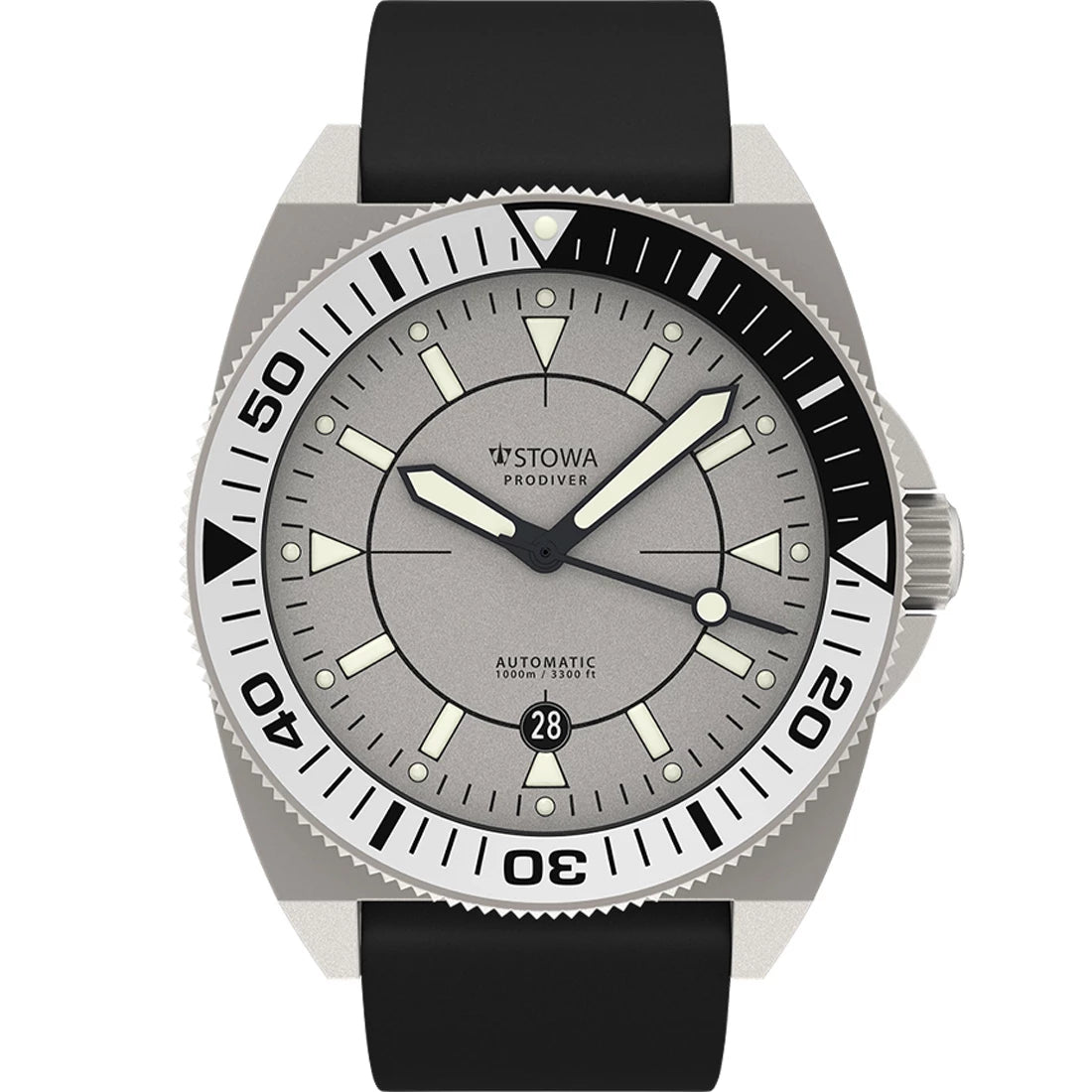 STOWA Sports Prodiver Rhodium Automatik Grau