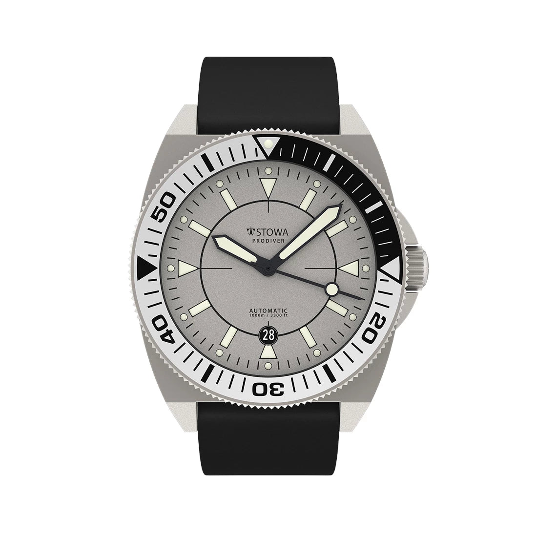 STOWA Sports Prodiver Rhodium Automatik Grau