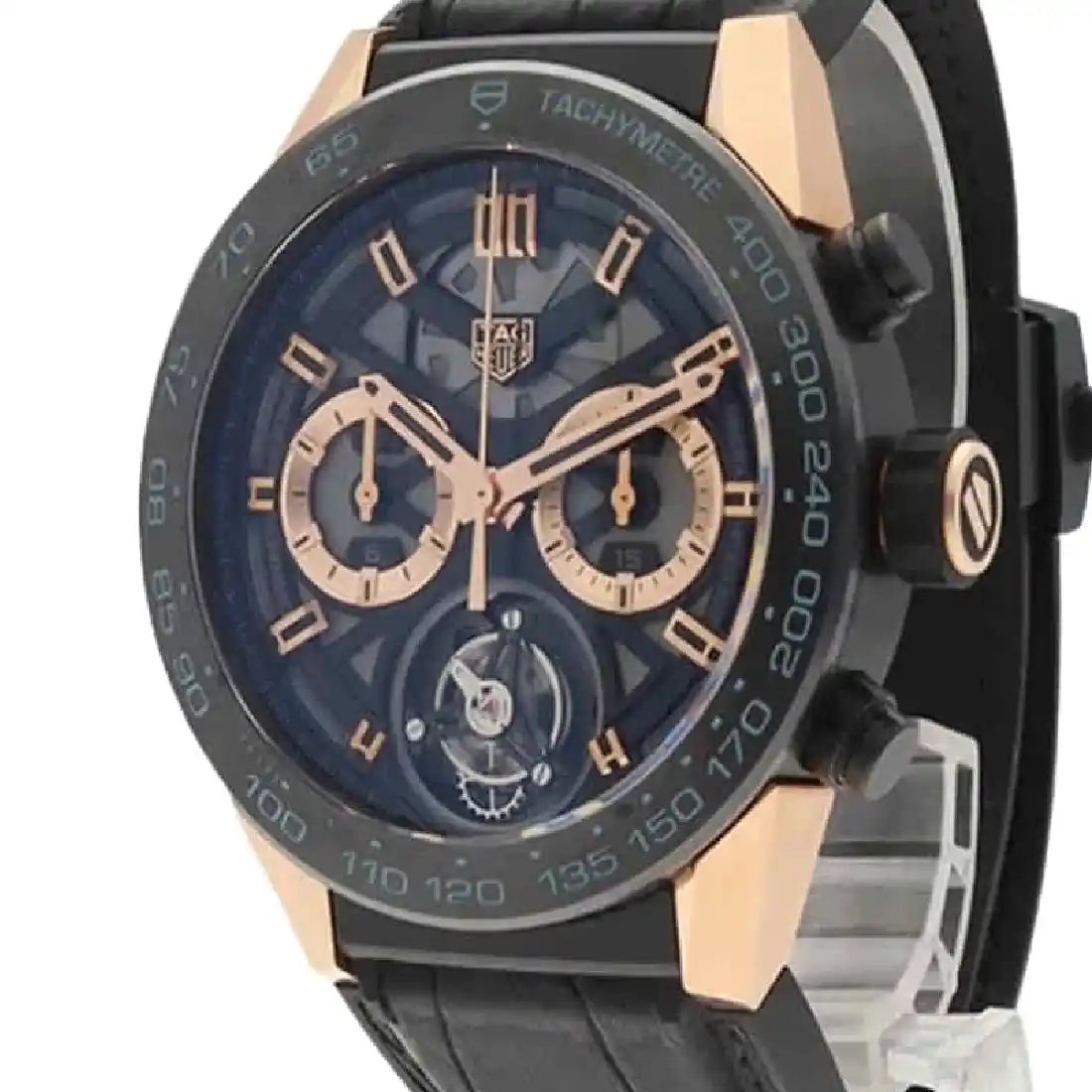 TAG Heuer Carrera Automatic Zwart 45 mm