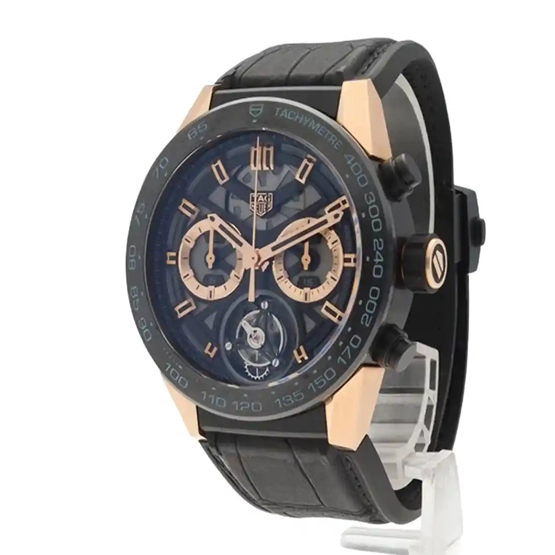 TAG Heuer Carrera Automatic Zwart 45 mm