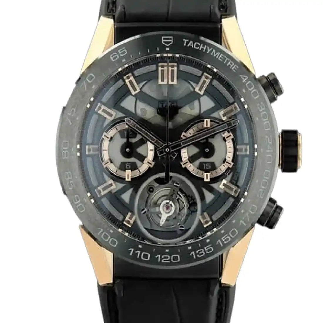 TAG Heuer Carrera Automatic Zwart 45 mm