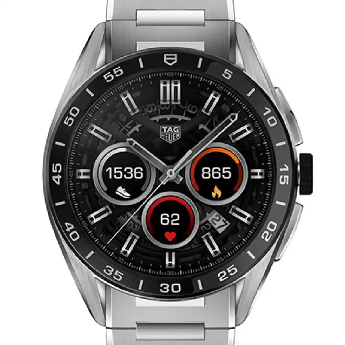 TAG Heuer Connected Quartz Zwart 45 mm