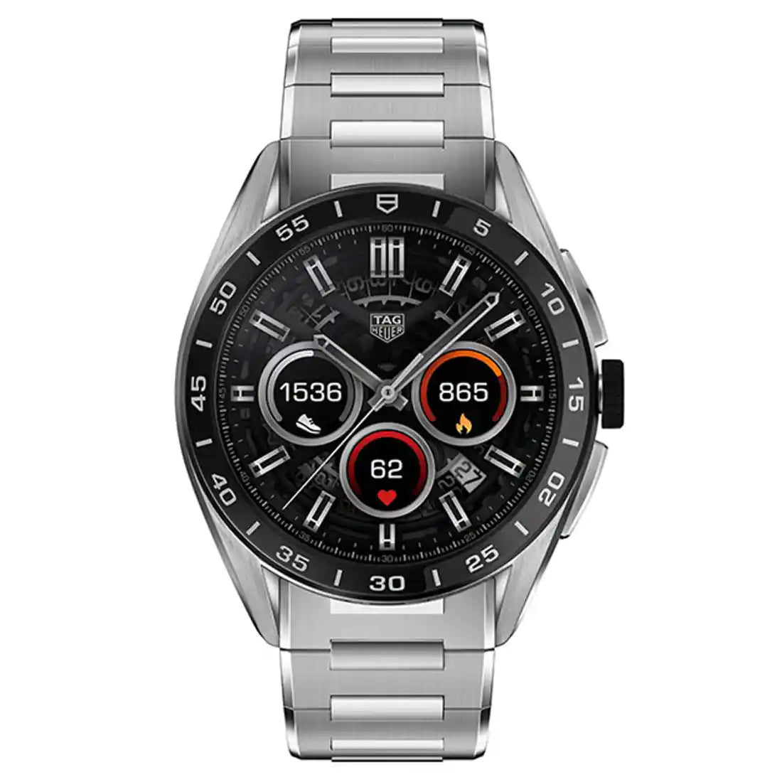 TAG Heuer Connected Quartz Zwart 45 mm